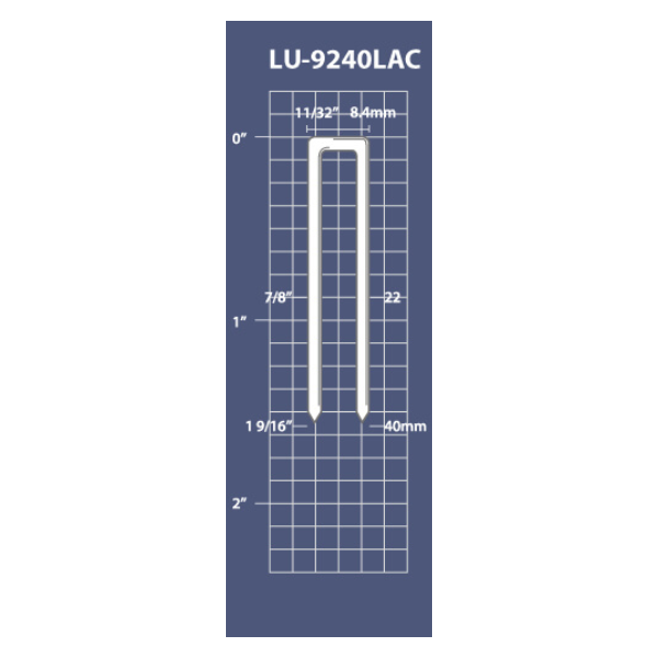 LU-9240LAC 18 GA Medium Crown Stapler, Light Duty