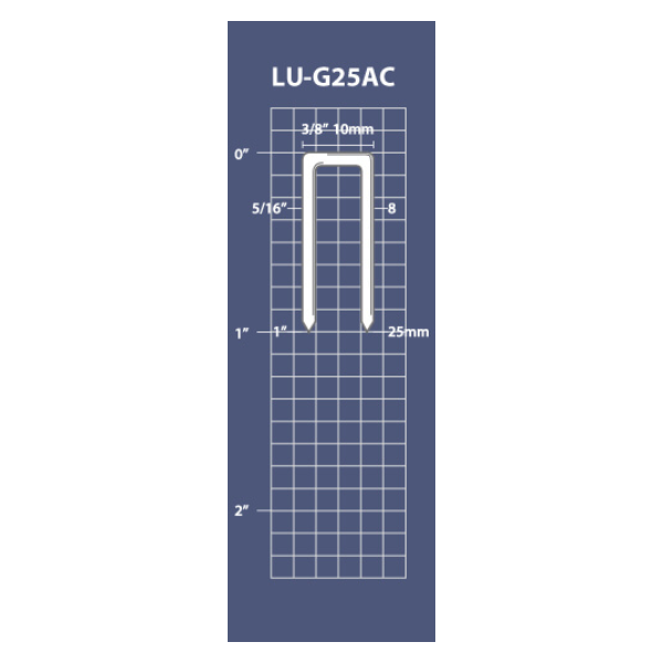 LU-G25AC 18 GA Medium Crown Stapler