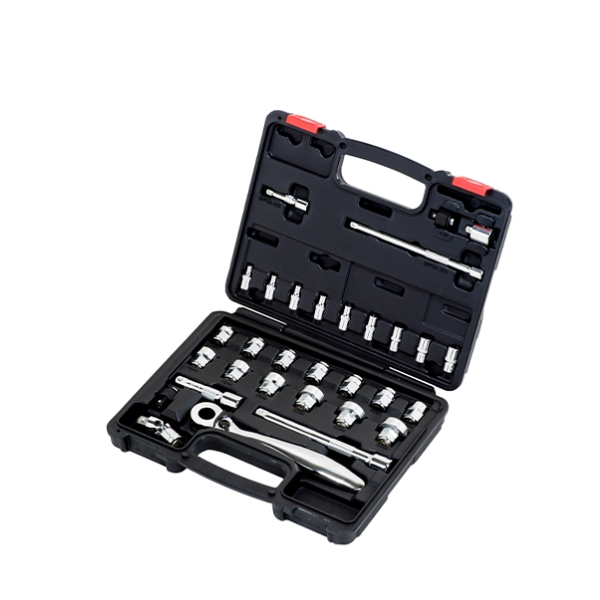 AH031A113 31PCS 17H(3/8＂DR.) APACH INSERT-SNAP WRENCH & SUPER SHORT SOCKET SET (MM / S.A.E)